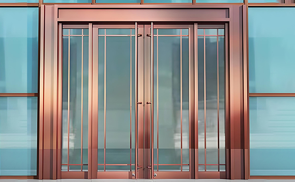 大武口玻璃地弹门