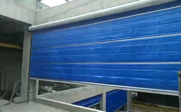 大型物流园区完成大武口防火门整体安装工程